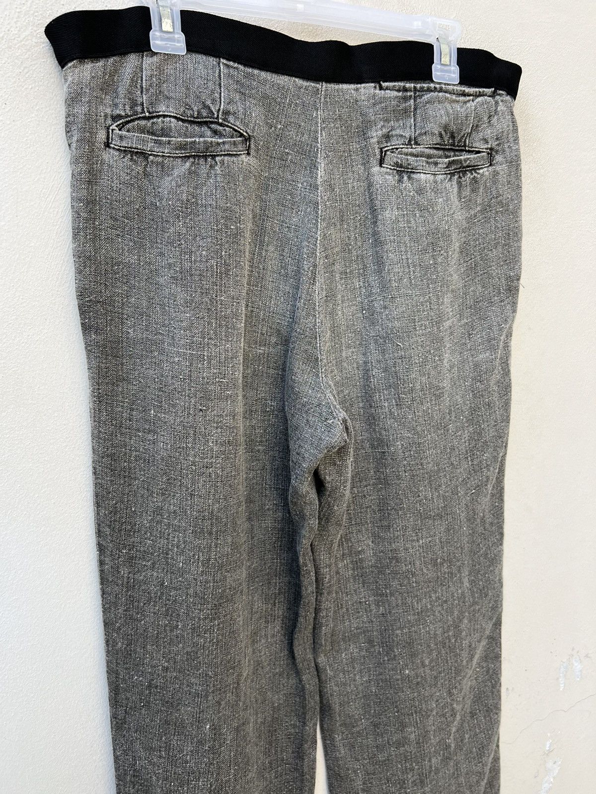 Maison Margiela × Vintage Vintage 90s Martin Margiela Italy Fade Linen Trouser Pant Size US 34 / EU 50 - 17 Thumbnail