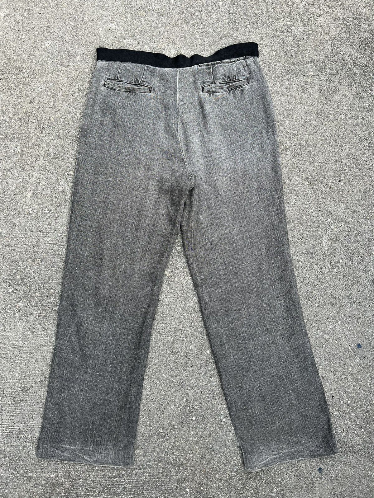 Maison Margiela × Vintage Vintage 90s Martin Margiela Italy Fade Linen Trouser Pant Size US 34 / EU 50 - 5 Thumbnail