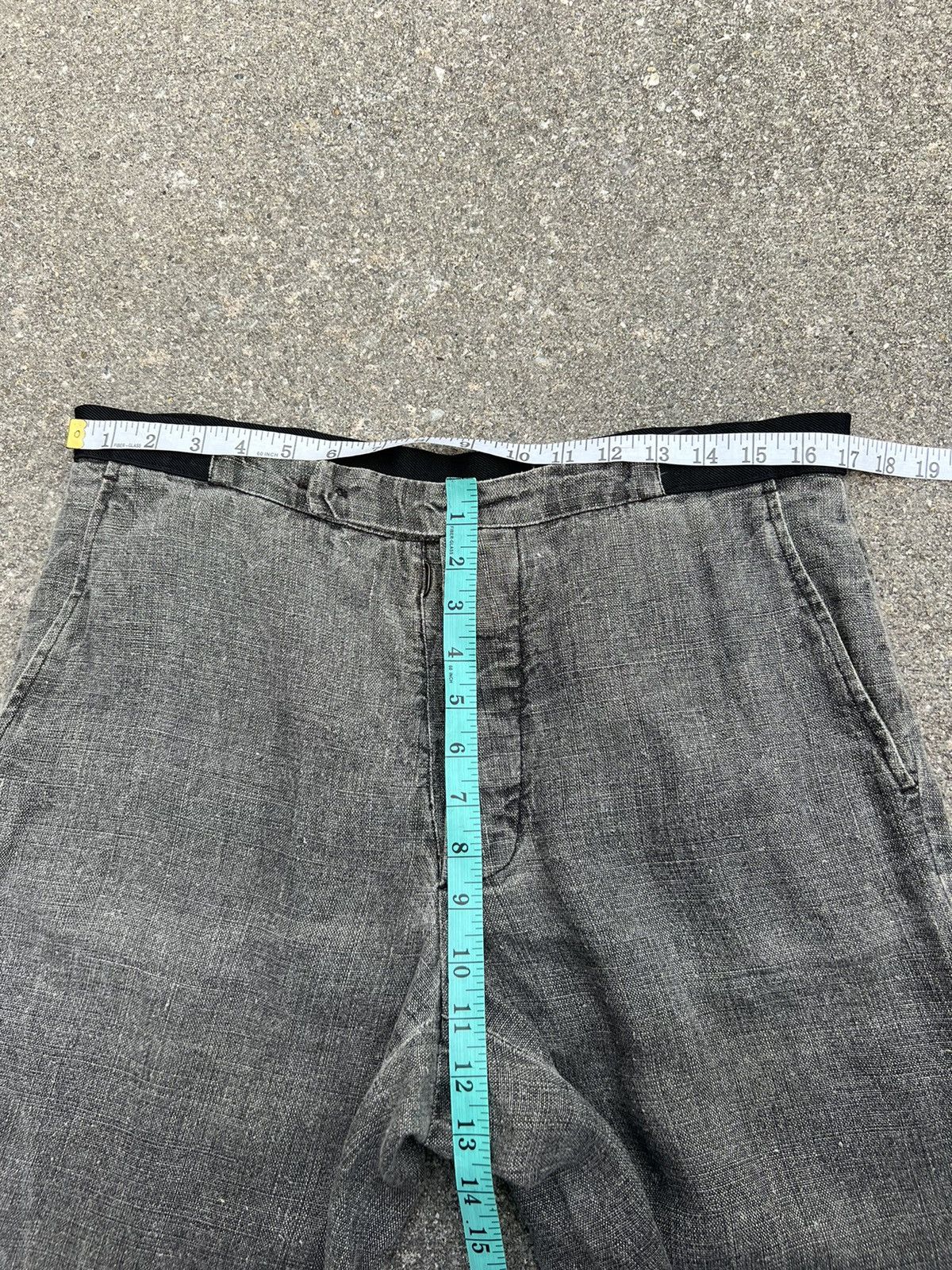 Maison Margiela × Vintage Vintage 90s Martin Margiela Italy Fade Linen Trouser Pant Size US 34 / EU 50 - 2 Thumbnail