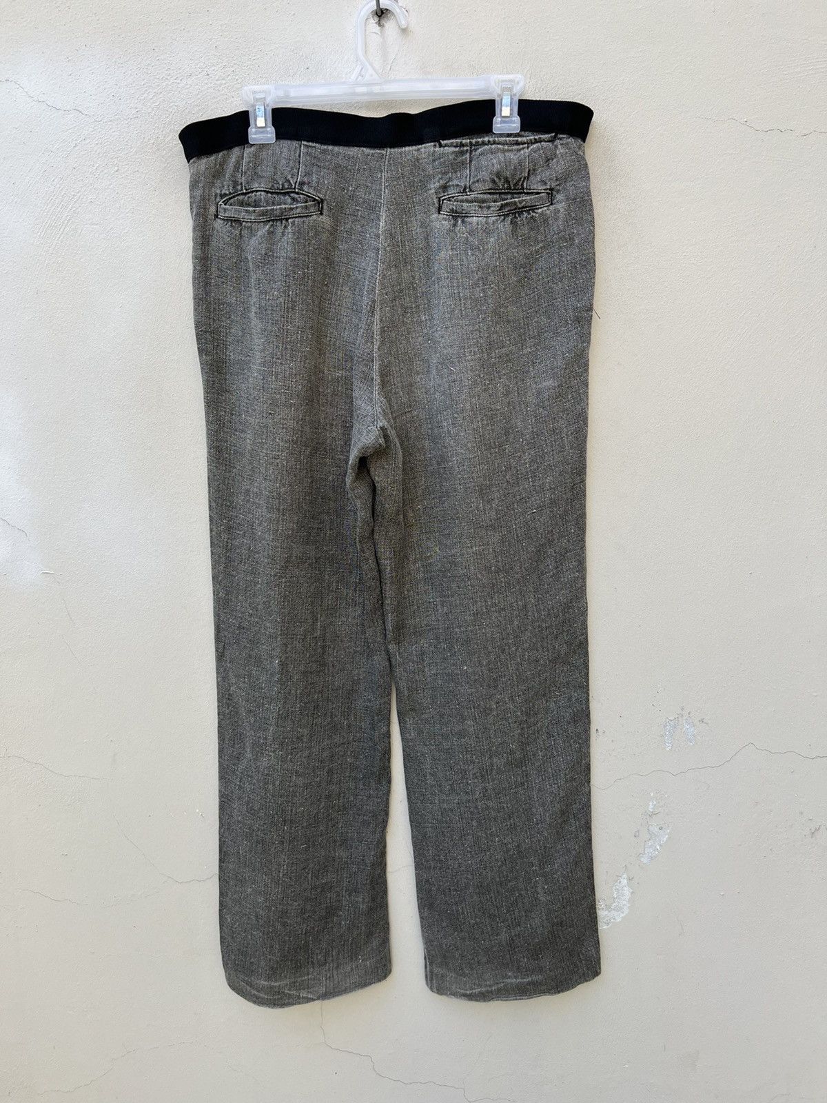 Maison Margiela × Vintage Vintage 90s Martin Margiela Italy Fade Linen Trouser Pant Size US 34 / EU 50 - 13 Thumbnail