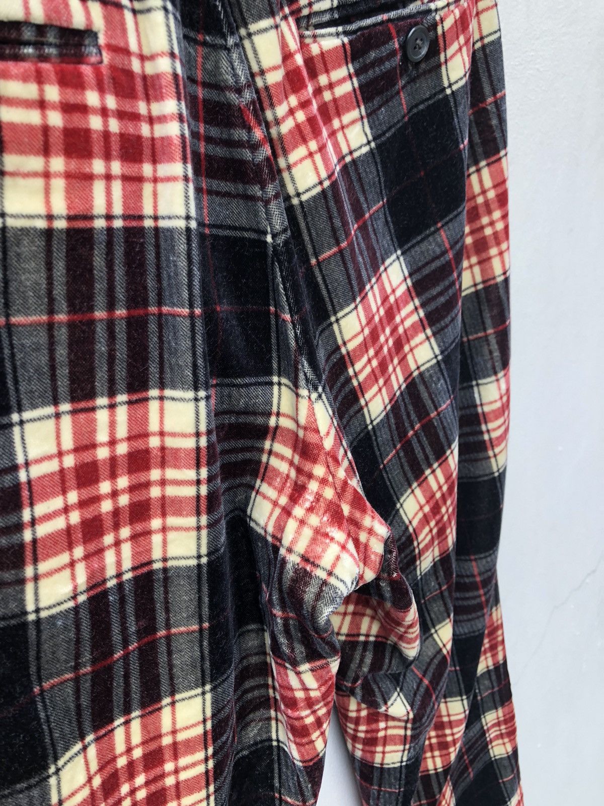 Beams Plus Beams X Bernard Zins Tartan Velour Trouser Size US 30 / EU 46 - 9 Thumbnail