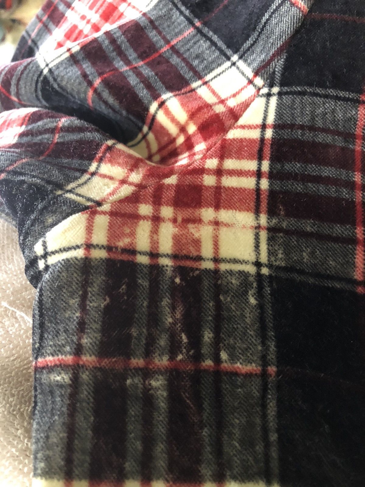 Beams Plus Beams X Bernard Zins Tartan Velour Trouser Size US 30 / EU 46 - 10 Thumbnail