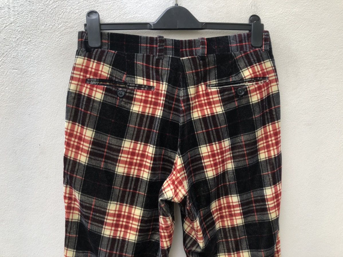 Beams Plus Beams X Bernard Zins Tartan Velour Trouser Size US 30 / EU 46 - 6 Thumbnail