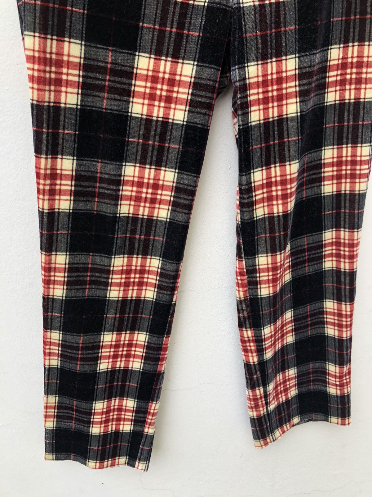 Beams Plus Beams X Bernard Zins Tartan Velour Trouser Size US 30 / EU 46 - 4 Thumbnail
