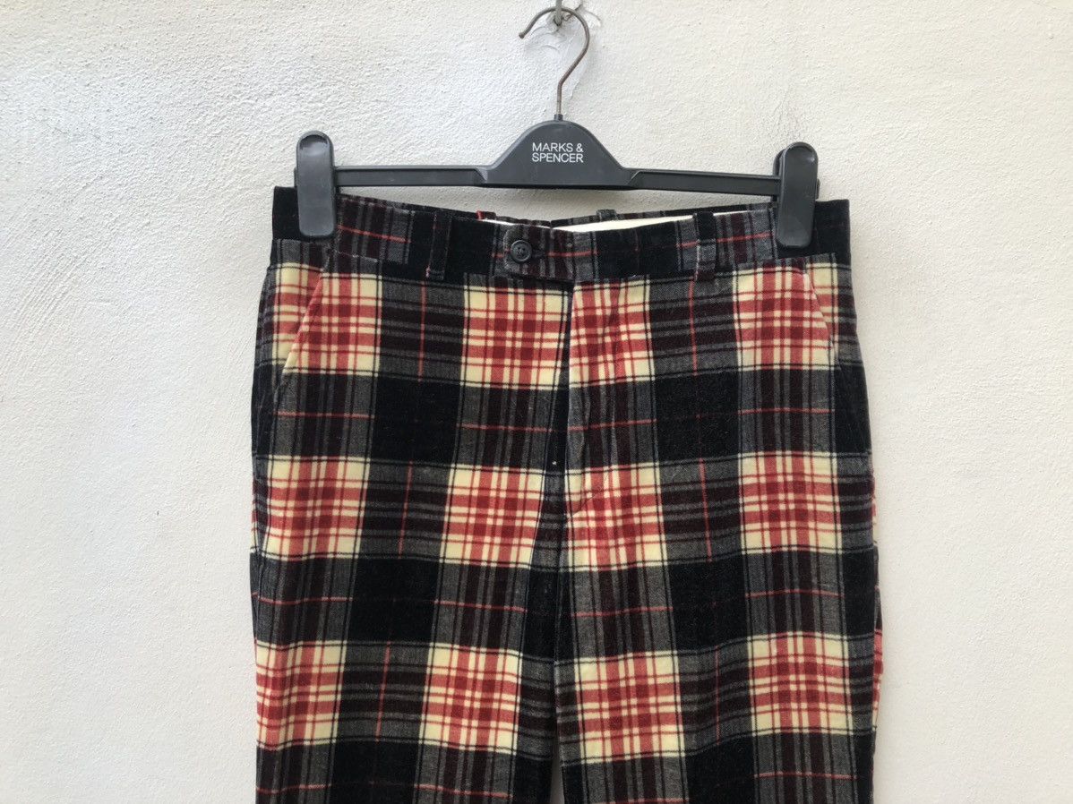 Beams Plus Beams X Bernard Zins Tartan Velour Trouser Size US 30 / EU 46 - 2 Thumbnail
