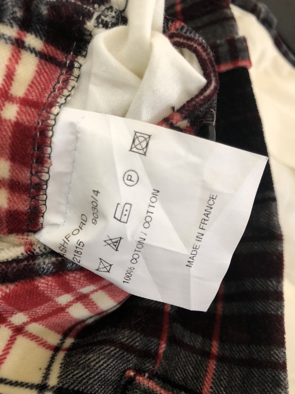 Beams Plus Beams X Bernard Zins Tartan Velour Trouser Size US 30 / EU 46 - 12 Thumbnail
