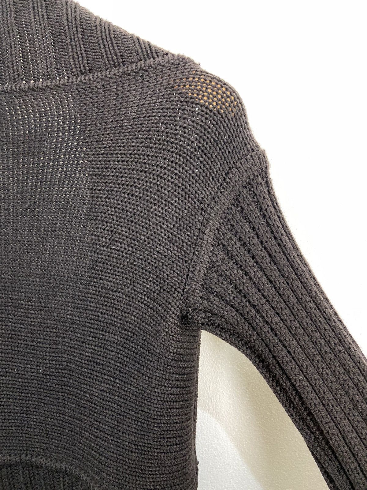 Rick Owens Rick Owens FW03 “TRUCKER” Triangle Knit Cardigan Size US XS / EU 42 / 0 - 19 Thumbnail