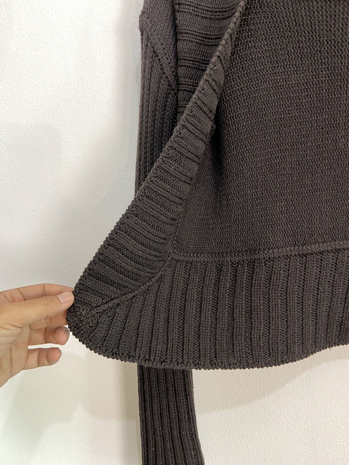 Rick Owens Rick Owens FW03 “TRUCKER” Triangle Knit Cardigan Size US XS / EU 42 / 0 - 20 Thumbnail