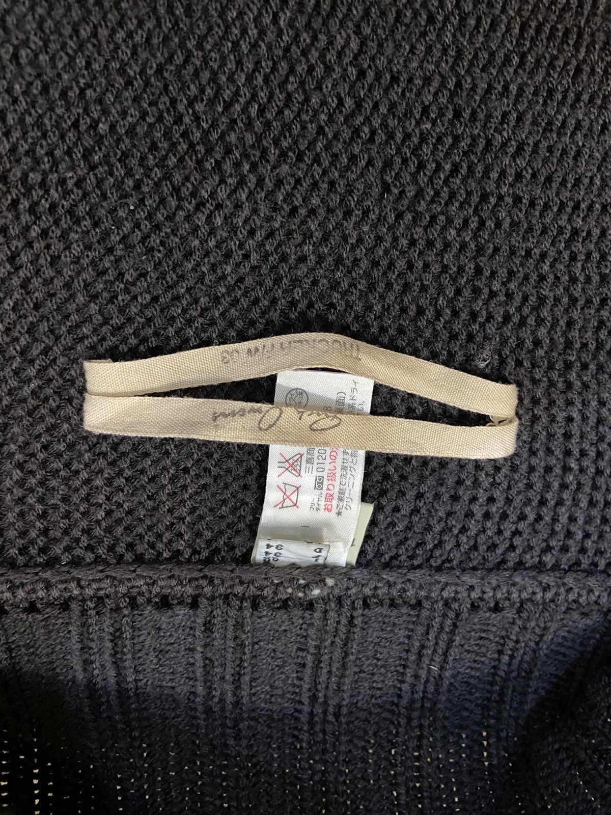 Rick Owens Rick Owens FW03 “TRUCKER” Triangle Knit Cardigan Size US XS / EU 42 / 0 - 6 Thumbnail