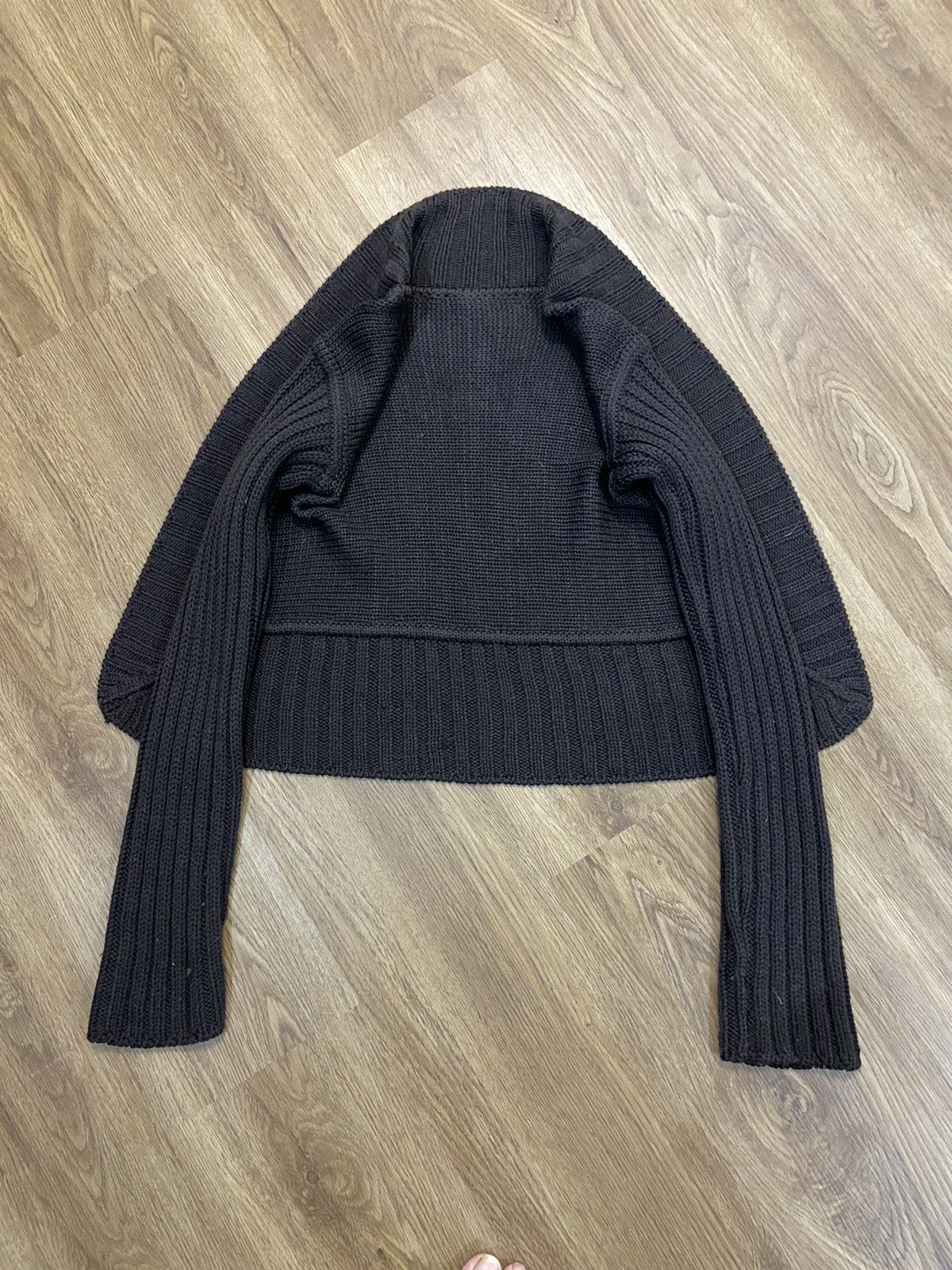 Rick Owens Rick Owens FW03 “TRUCKER” Triangle Knit Cardigan Size US XS / EU 42 / 0 - 7 Thumbnail