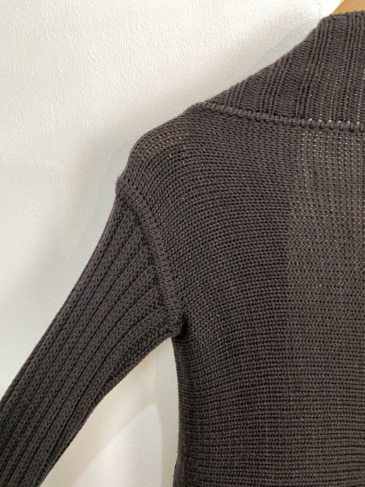 Rick Owens Rick Owens FW03 “TRUCKER” Triangle Knit Cardigan Size US XS / EU 42 / 0 - 18 Thumbnail