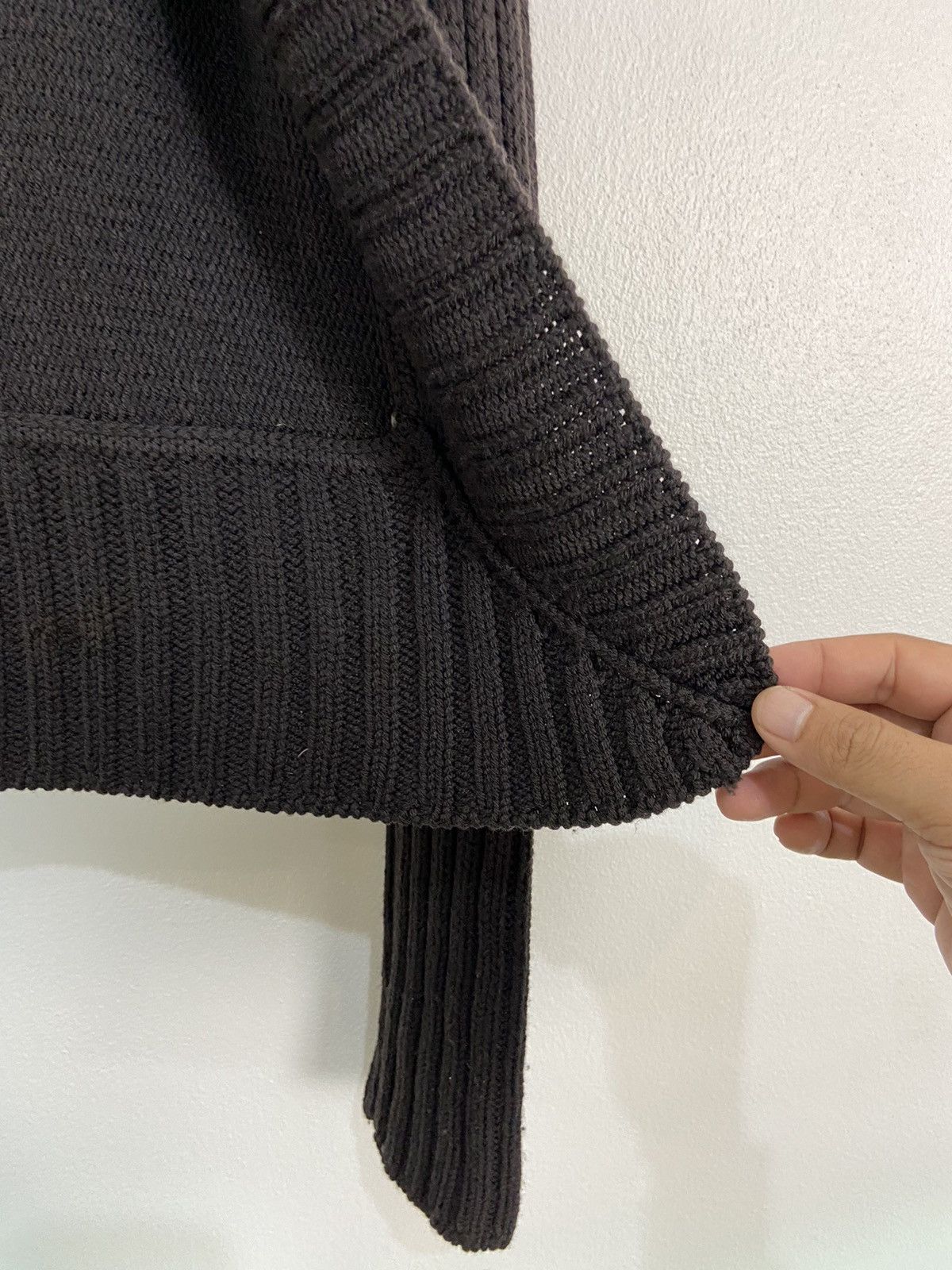 Rick Owens Rick Owens FW03 “TRUCKER” Triangle Knit Cardigan Size US XS / EU 42 / 0 - 21 Thumbnail