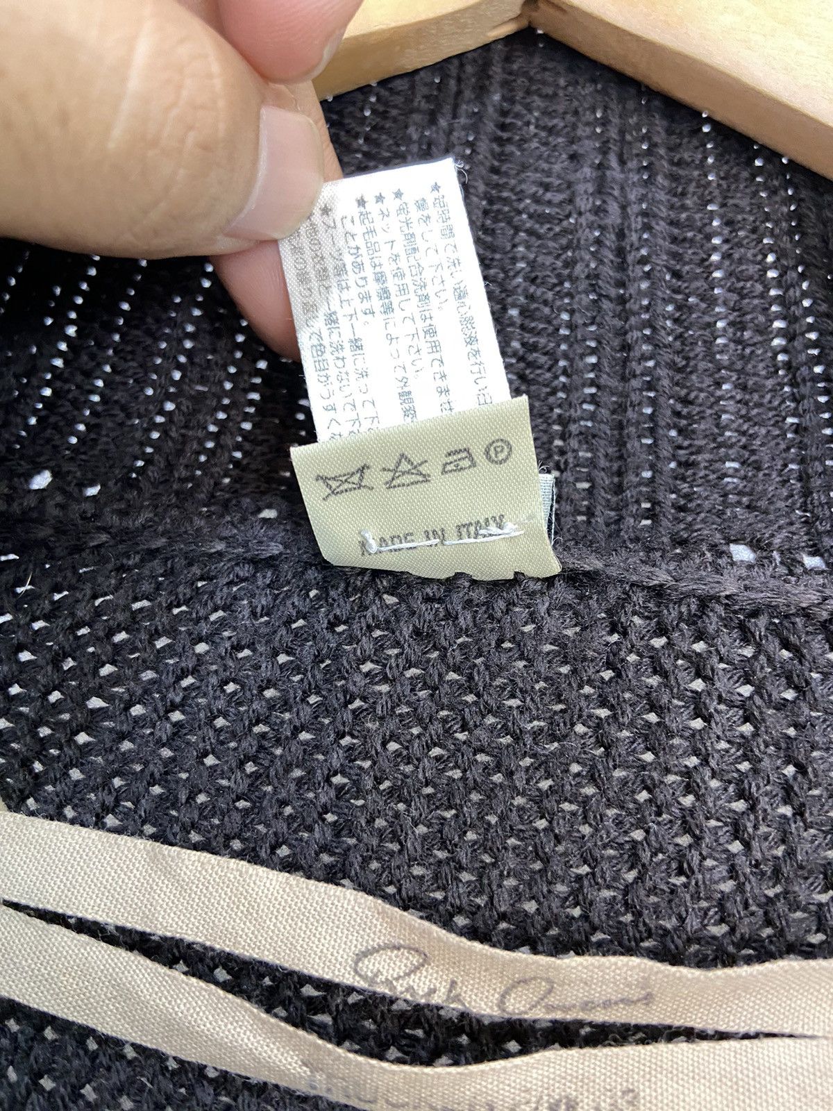 Rick Owens Rick Owens FW03 “TRUCKER” Triangle Knit Cardigan Size US XS / EU 42 / 0 - 11 Thumbnail