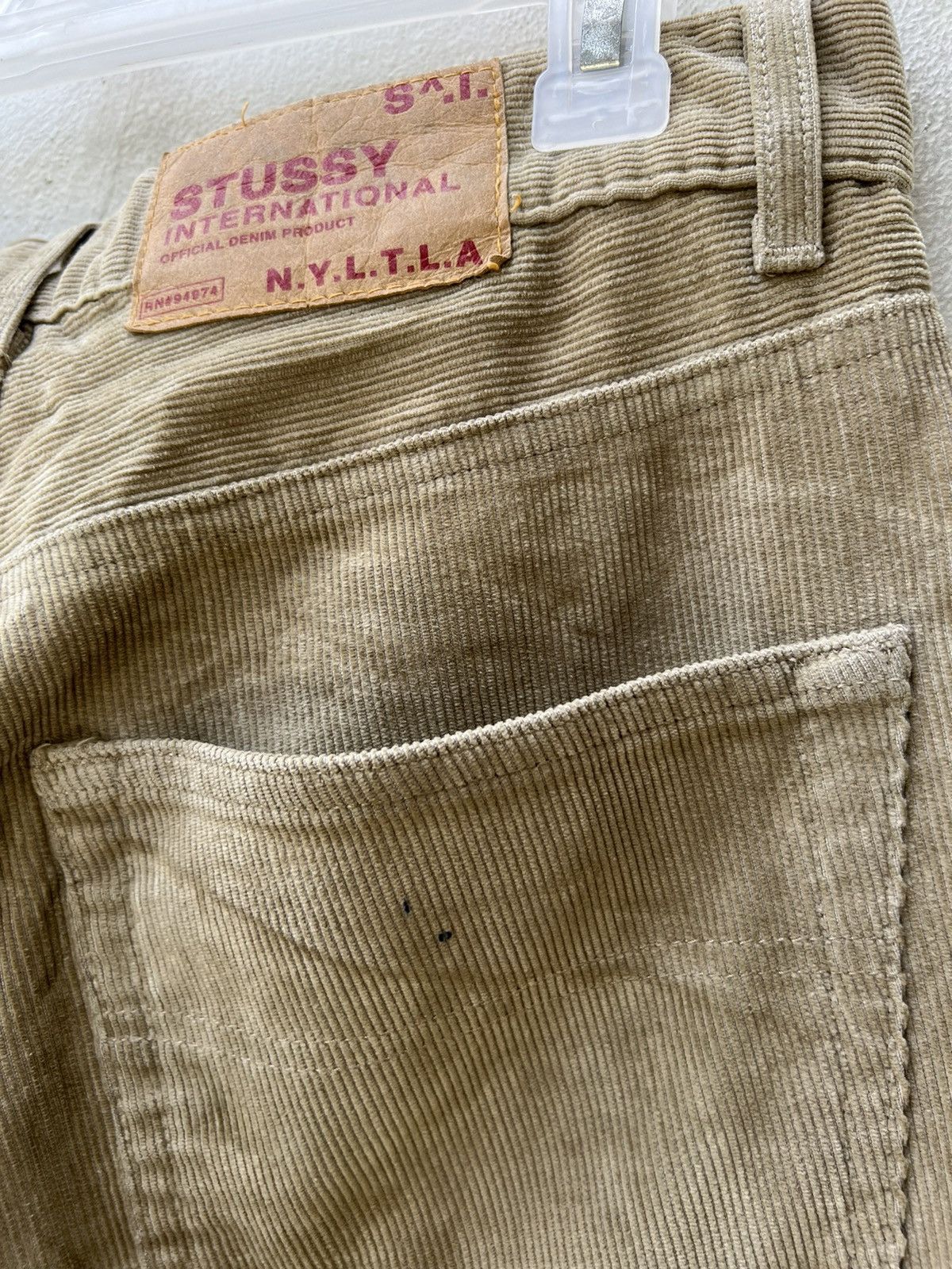 Stussy Vintage 90s Stussy Made in Usa Corduroy Jeans Size US 30 / EU 46 - 21 Thumbnail