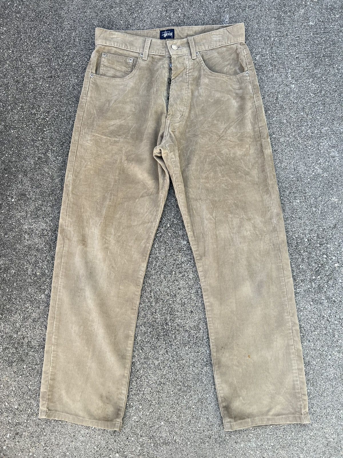 Stussy Vintage 90s Stussy Made in Usa Corduroy Jeans Size US 30 / EU 46 - 1 Thumbnail