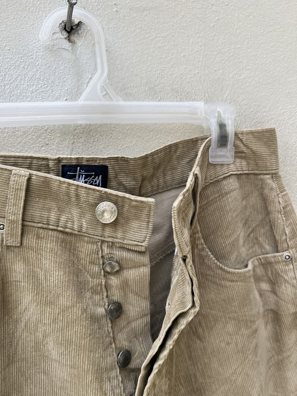 Stussy Vintage 90s Stussy Made in Usa Corduroy Jeans Size US 30 / EU 46 - 8 Thumbnail