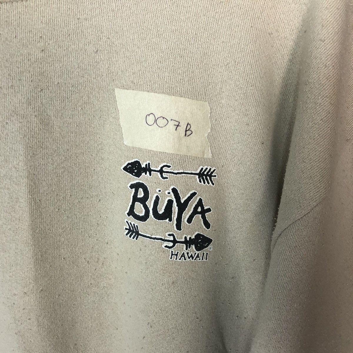 Tultex × Vintage Buya Hawaii Cream vintage Sweatshirt #007 Size US L / EU 52-54 / 3 - 10 Thumbnail