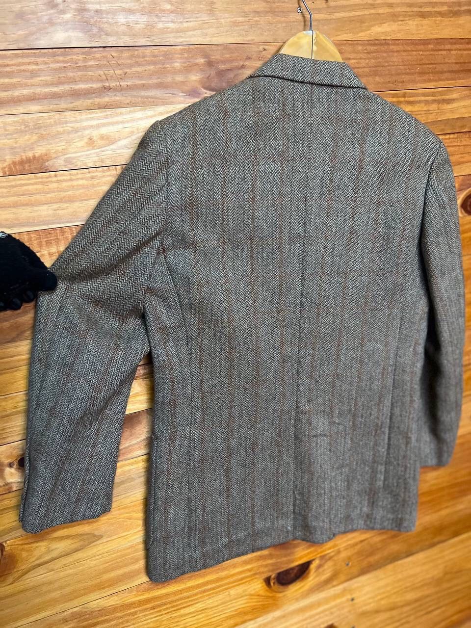 Vintage VINTAGE FINEST TWEED BLAZER WOOL MADE IN ENGLAND Size 42R - 9 Thumbnail