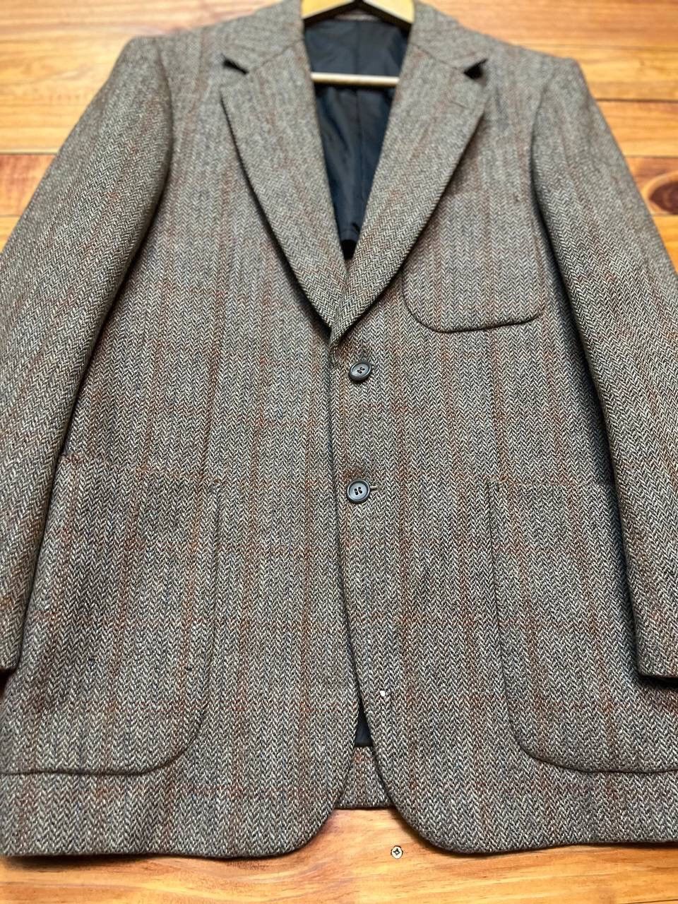 Vintage VINTAGE FINEST TWEED BLAZER WOOL MADE IN ENGLAND Size 42R - 5 Thumbnail