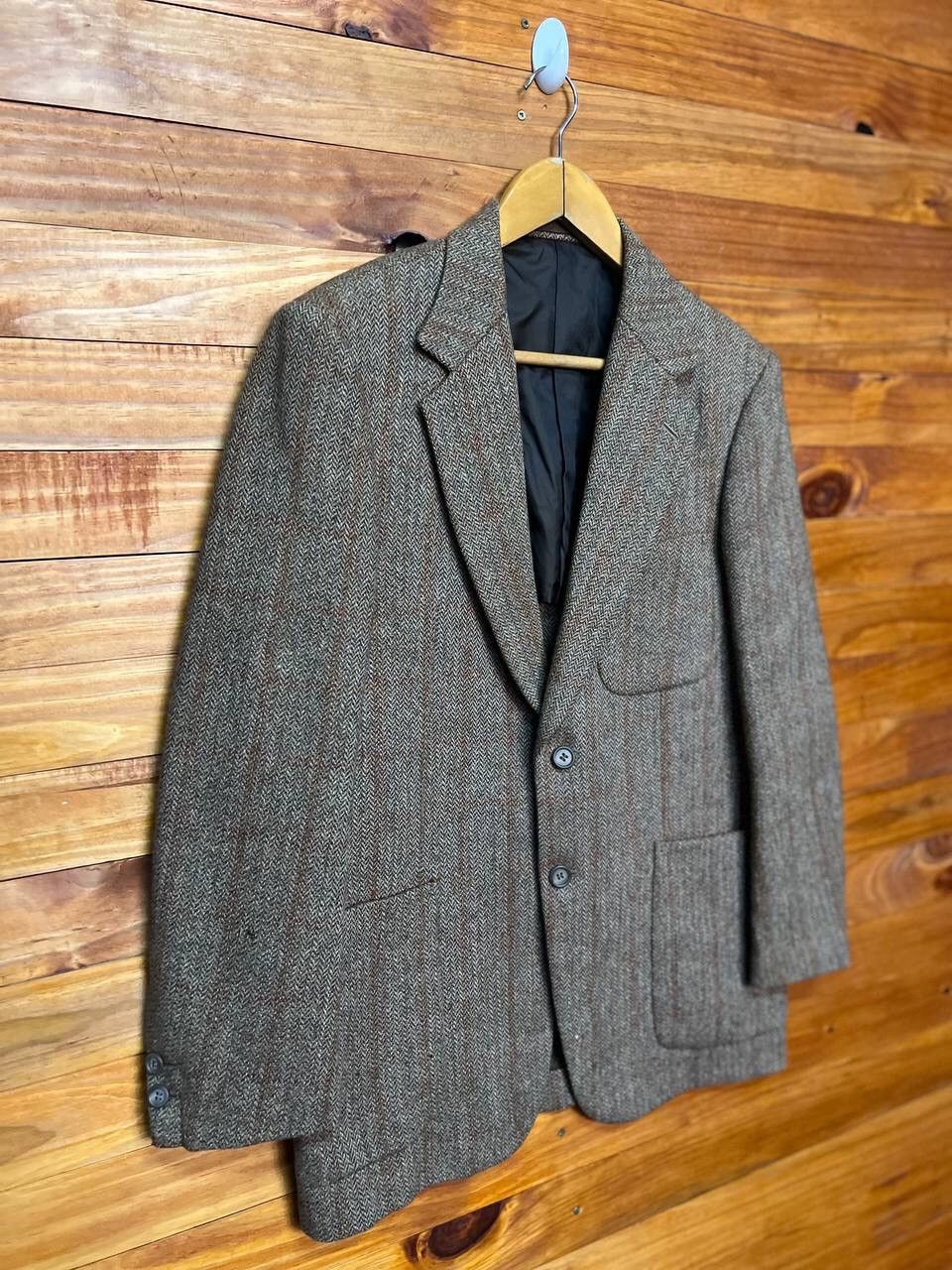 Vintage VINTAGE FINEST TWEED BLAZER WOOL MADE IN ENGLAND Size 42R - 2 Thumbnail