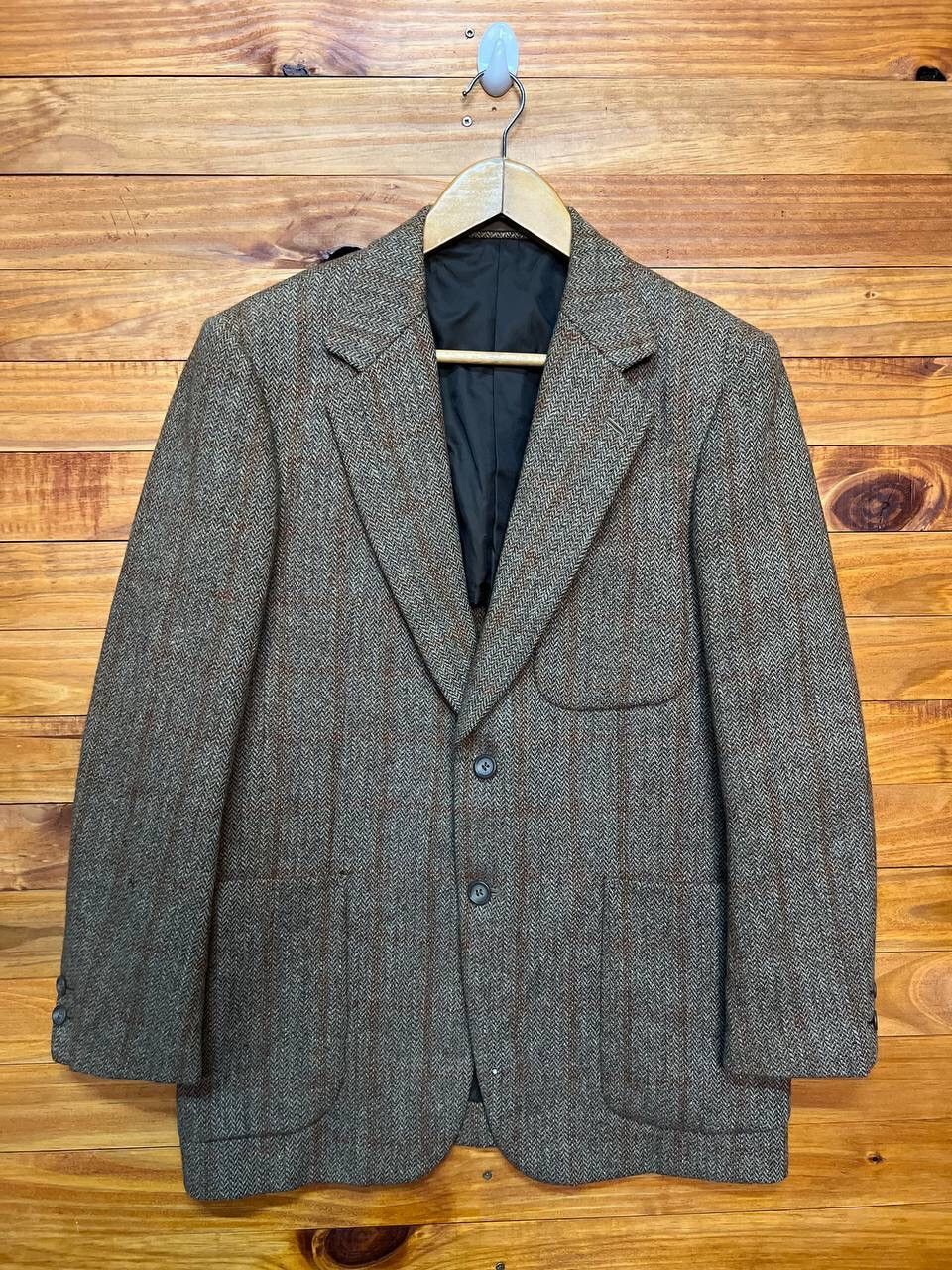 Vintage VINTAGE FINEST TWEED BLAZER WOOL MADE IN ENGLAND Size 42R - 1 Thumbnail