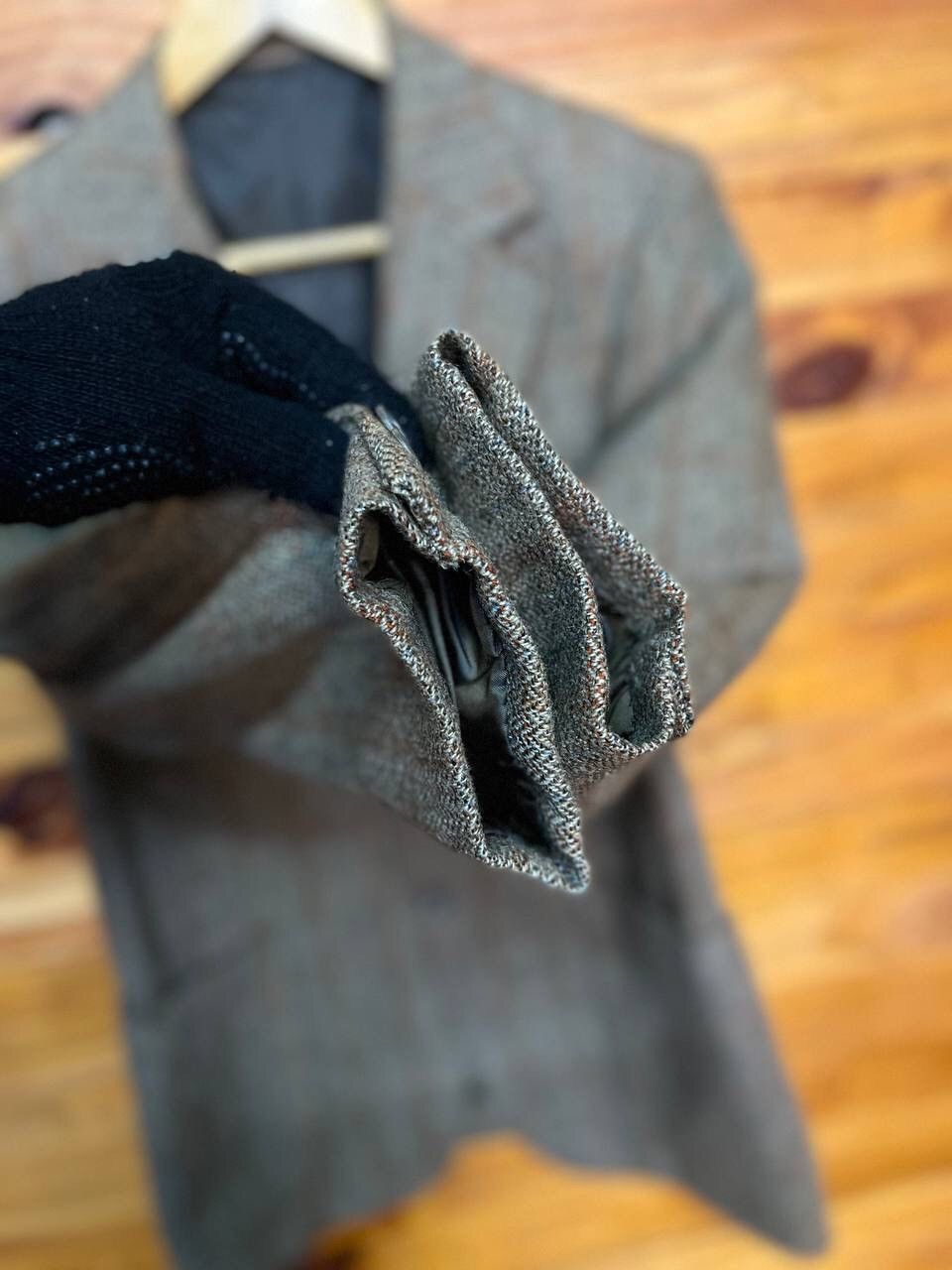 Vintage VINTAGE FINEST TWEED BLAZER WOOL MADE IN ENGLAND Size 42R - 6 Thumbnail