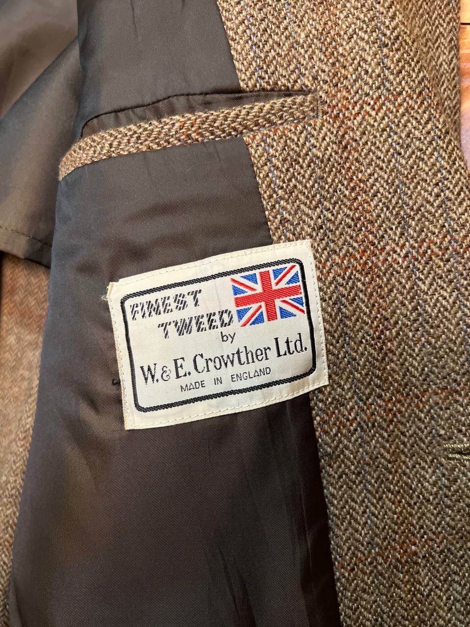 Vintage VINTAGE FINEST TWEED BLAZER WOOL MADE IN ENGLAND Size 42R - 12 Thumbnail