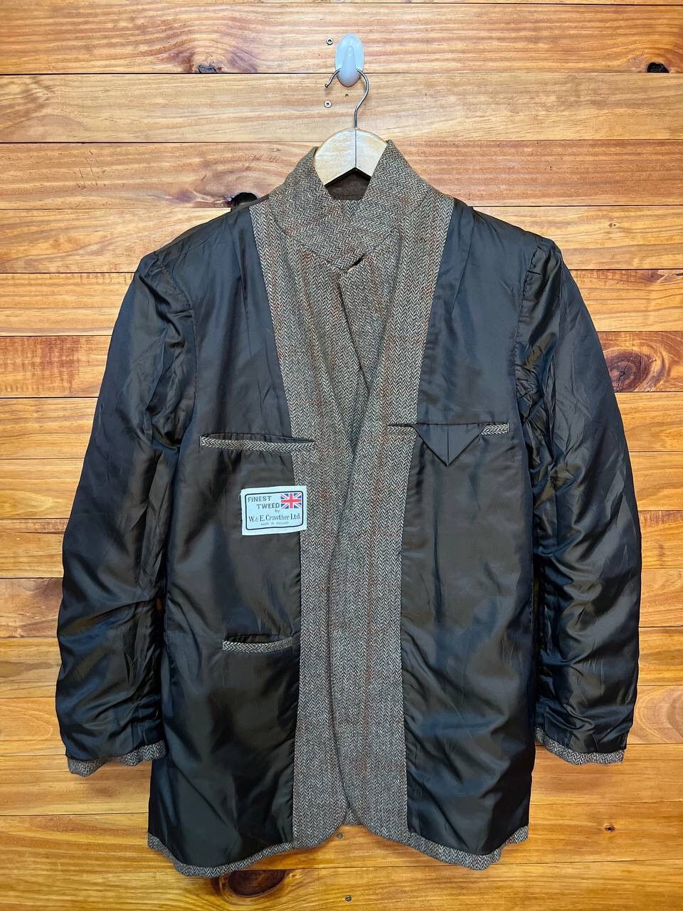 Vintage VINTAGE FINEST TWEED BLAZER WOOL MADE IN ENGLAND Size 42R - 14 Thumbnail