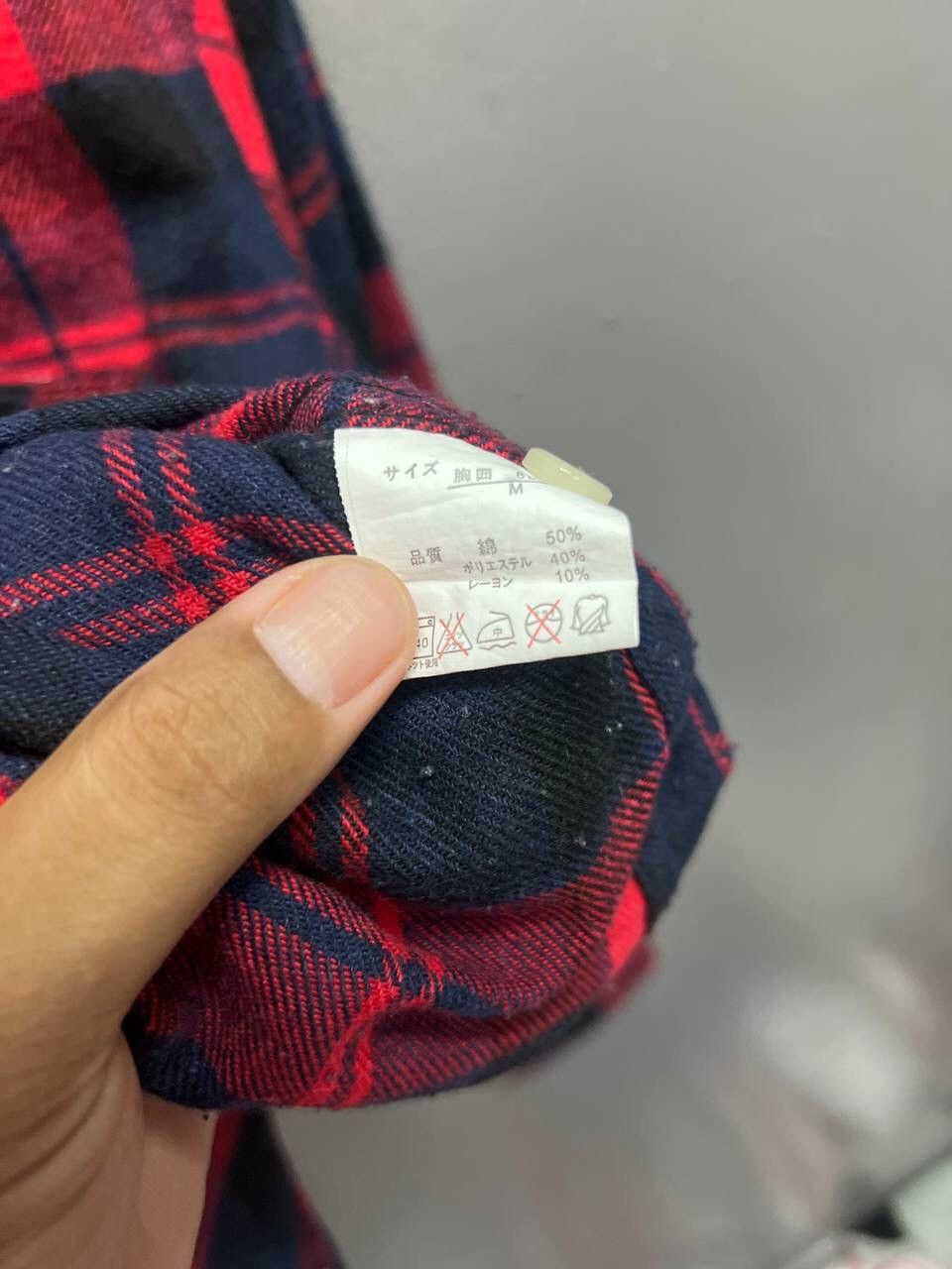 Japanese Brand O.C FLANNEL COTTON PLAID RED Size US M / EU 48-50 / 2 - 8 Thumbnail