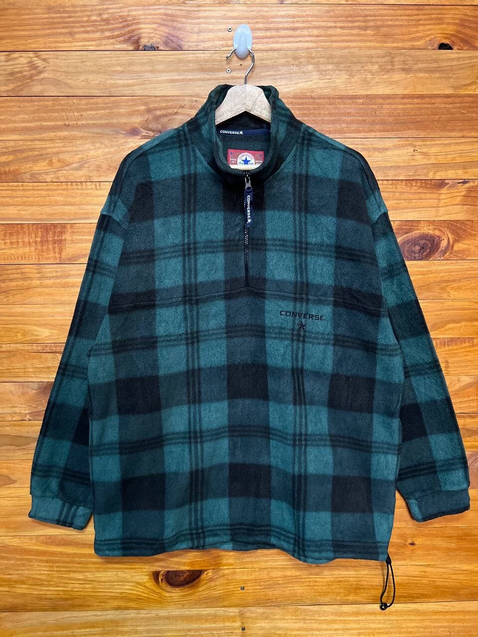 Converse CONVERSE FLEECE PLAID JACKET Size US L / EU 52-54 / 3 - 1 Thumbnail