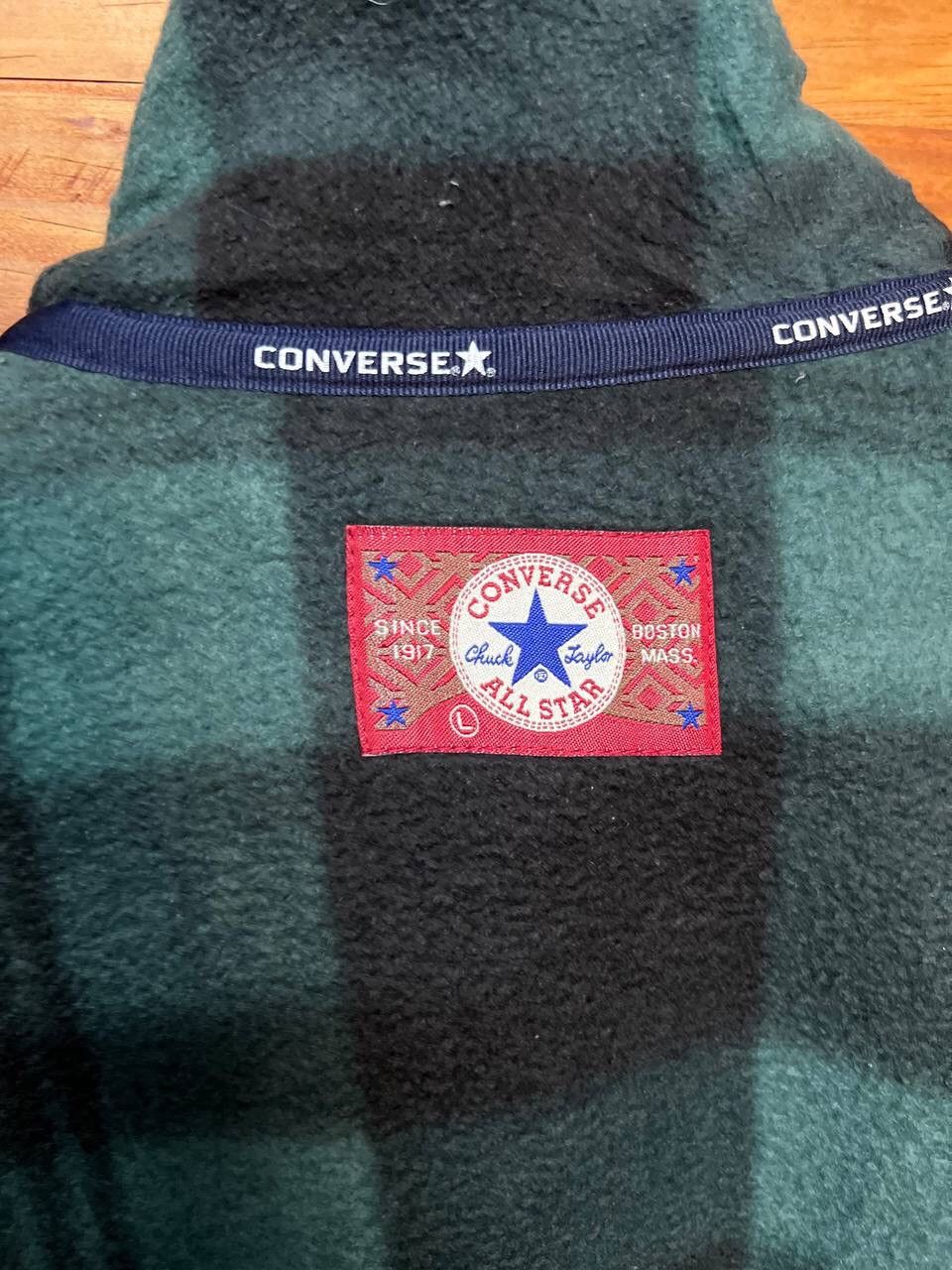 Converse CONVERSE FLEECE PLAID JACKET Size US L / EU 52-54 / 3 - 12 Thumbnail