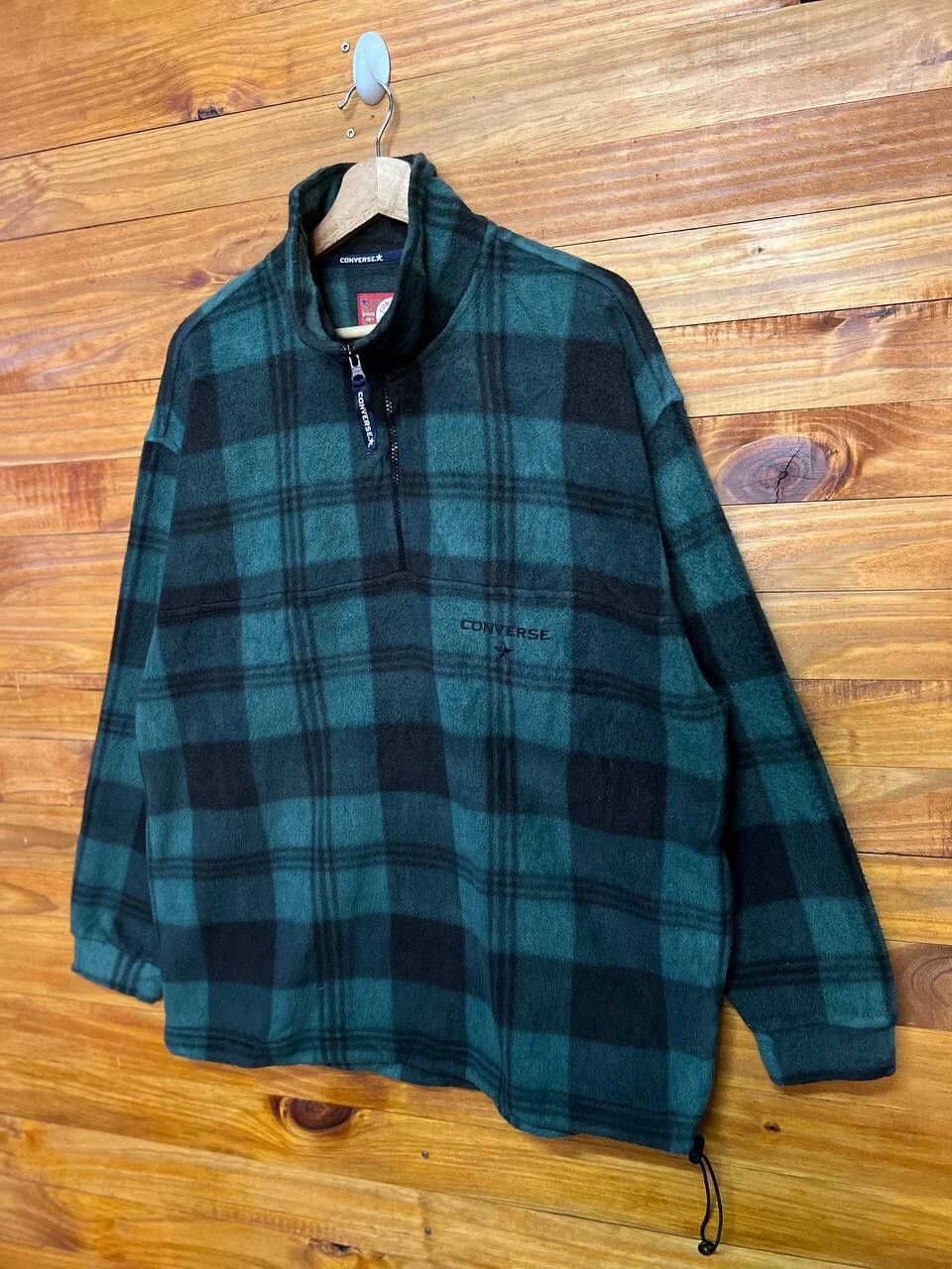 Converse CONVERSE FLEECE PLAID JACKET Size US L / EU 52-54 / 3 - 3 Thumbnail