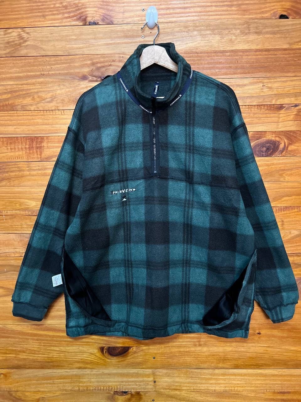 Converse CONVERSE FLEECE PLAID JACKET Size US L / EU 52-54 / 3 - 9 Thumbnail