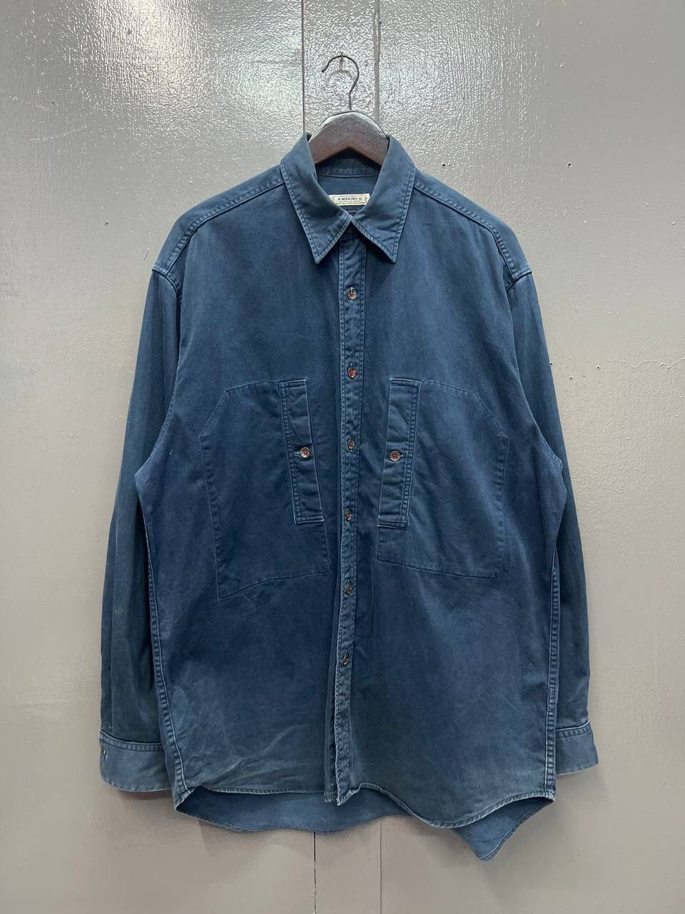 Vintage N- MARINE D DOUBLE POCKET LIGHT JACKET Size US XXL / EU 58 / 5 - 1 Thumbnail