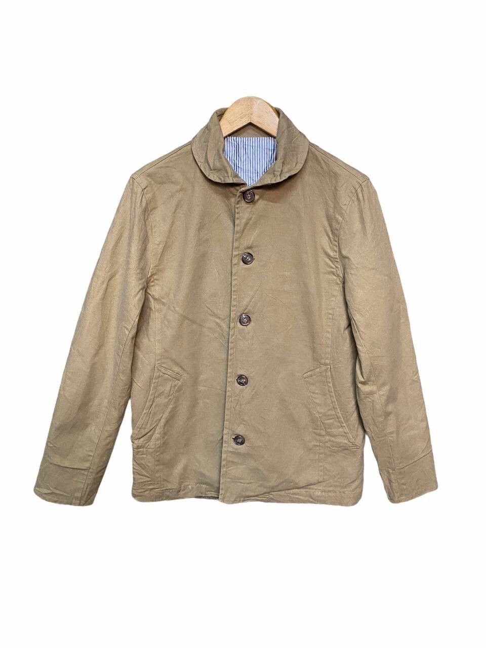 Japanese Brand Black by muscat button up jacket Size US S / EU 44-46 / 1 - 1 Thumbnail
