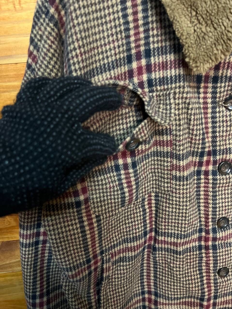 Japanese Brand CHERISH CLOSET WOOL SHERPA TRUCKER JACKET Size US L / EU 52-54 / 3 - 5 Thumbnail