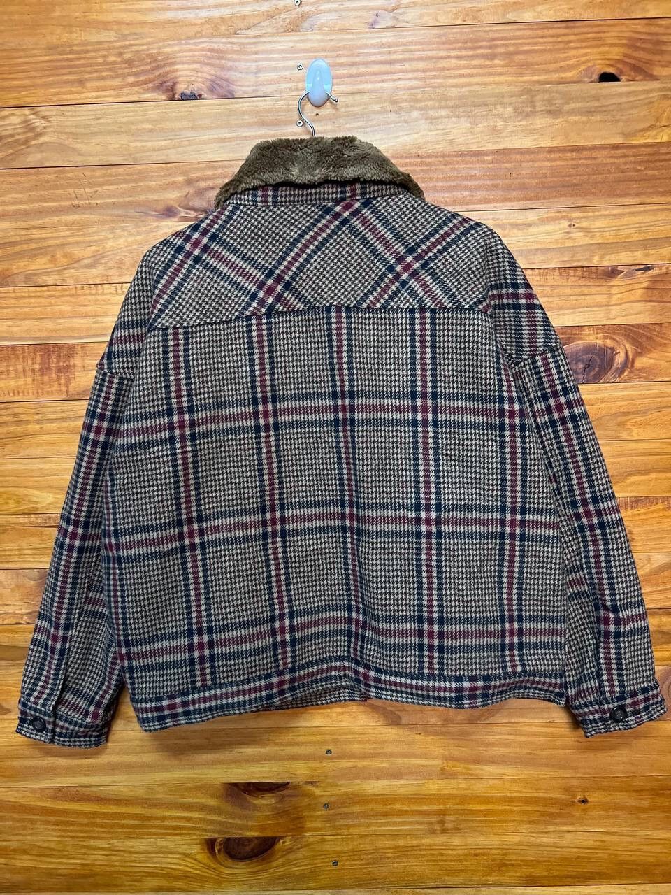 Japanese Brand CHERISH CLOSET WOOL SHERPA TRUCKER JACKET Size US L / EU 52-54 / 3 - 9 Thumbnail