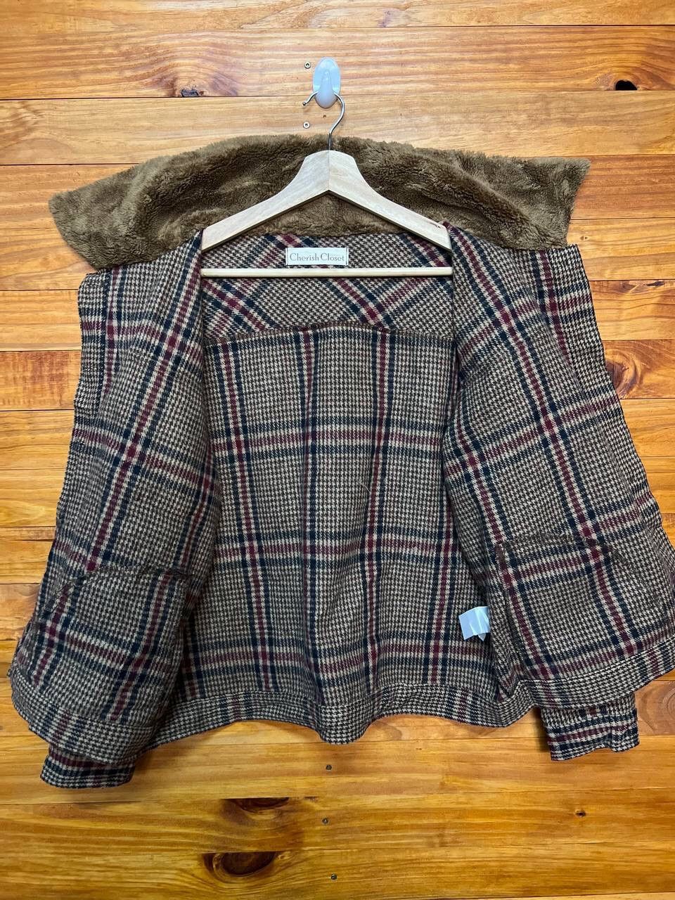 Japanese Brand CHERISH CLOSET WOOL SHERPA TRUCKER JACKET Size US L / EU 52-54 / 3 - 10 Thumbnail