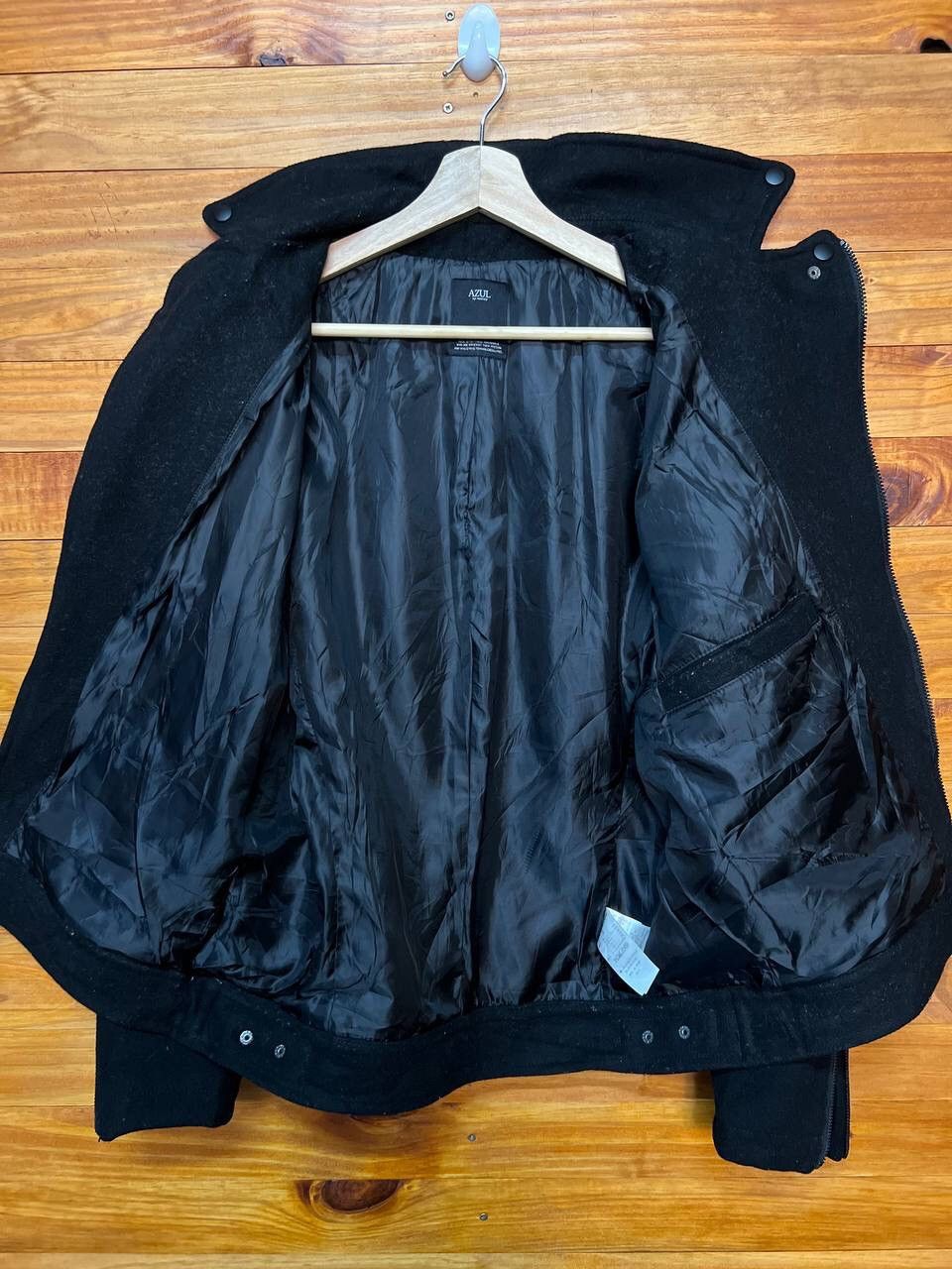 Japanese Brand STEAL🔥AZUL BY MOUSSY WOOL DOUBLE COLLAR JACKET Size US L / EU 52-54 / 3 - 11 Thumbnail