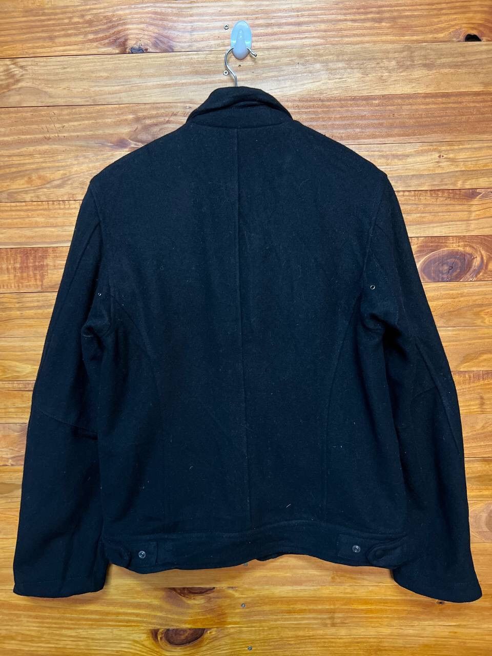 Japanese Brand STEAL🔥AZUL BY MOUSSY WOOL DOUBLE COLLAR JACKET Size US L / EU 52-54 / 3 - 8 Thumbnail
