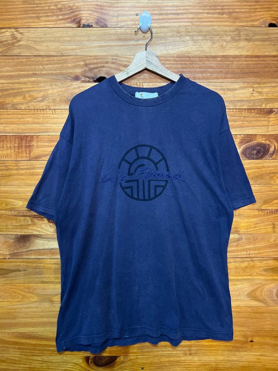Vintage VINTAGE LOUIS FERAUD PARIS SPELLOUT TEES Size US L / EU 52-54 / 3 - 1 Thumbnail