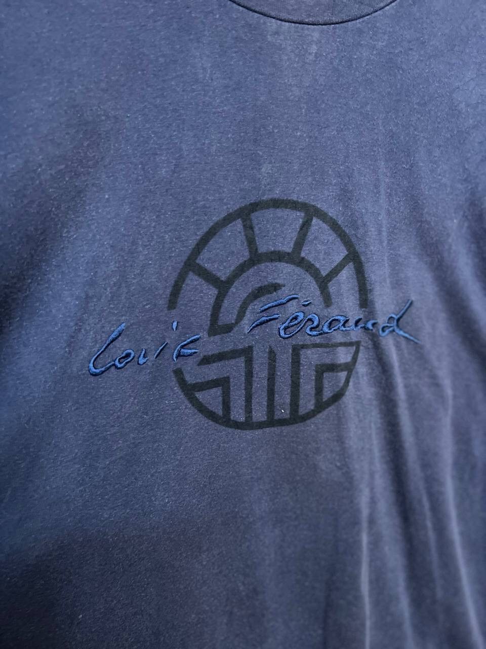 Vintage VINTAGE LOUIS FERAUD PARIS SPELLOUT TEES Size US L / EU 52-54 / 3 - 4 Thumbnail