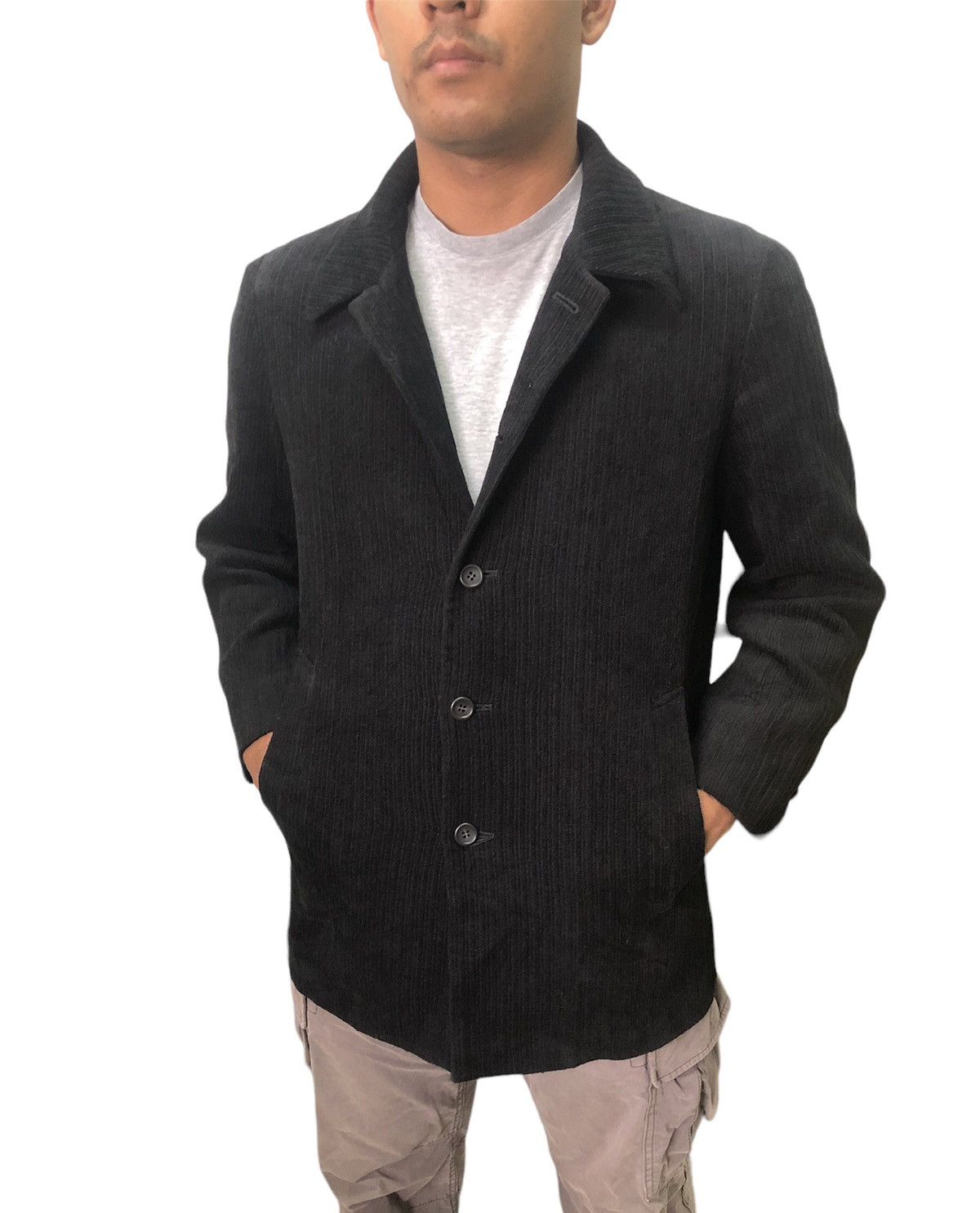 Issey Miyake Vintage Issey Miyake Tete Homme Corduroy Jacket Size US M / EU 48-50 / 2 - 4 Thumbnail
