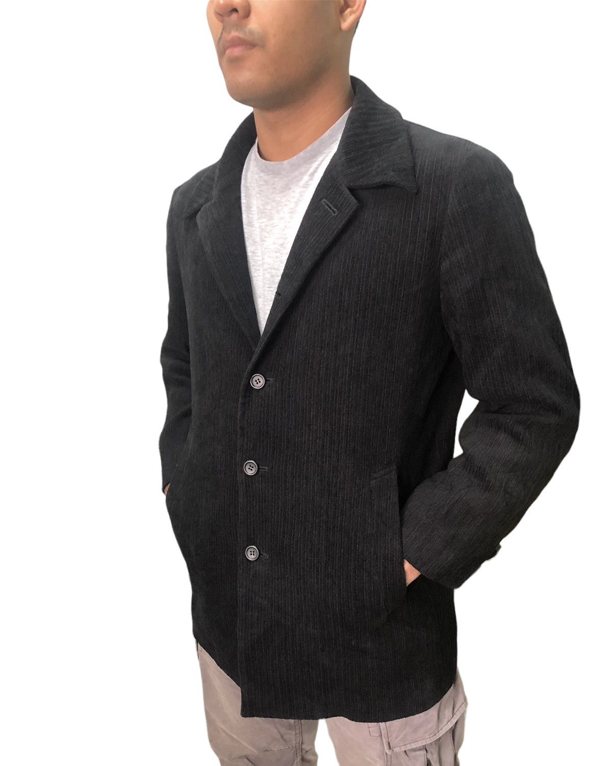 Issey Miyake Vintage Issey Miyake Tete Homme Corduroy Jacket Size US M / EU 48-50 / 2 - 5 Thumbnail