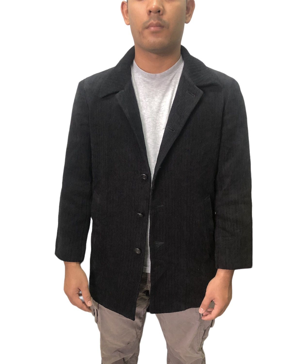 Issey Miyake Vintage Issey Miyake Tete Homme Corduroy Jacket Size US M / EU 48-50 / 2 - 6 Thumbnail