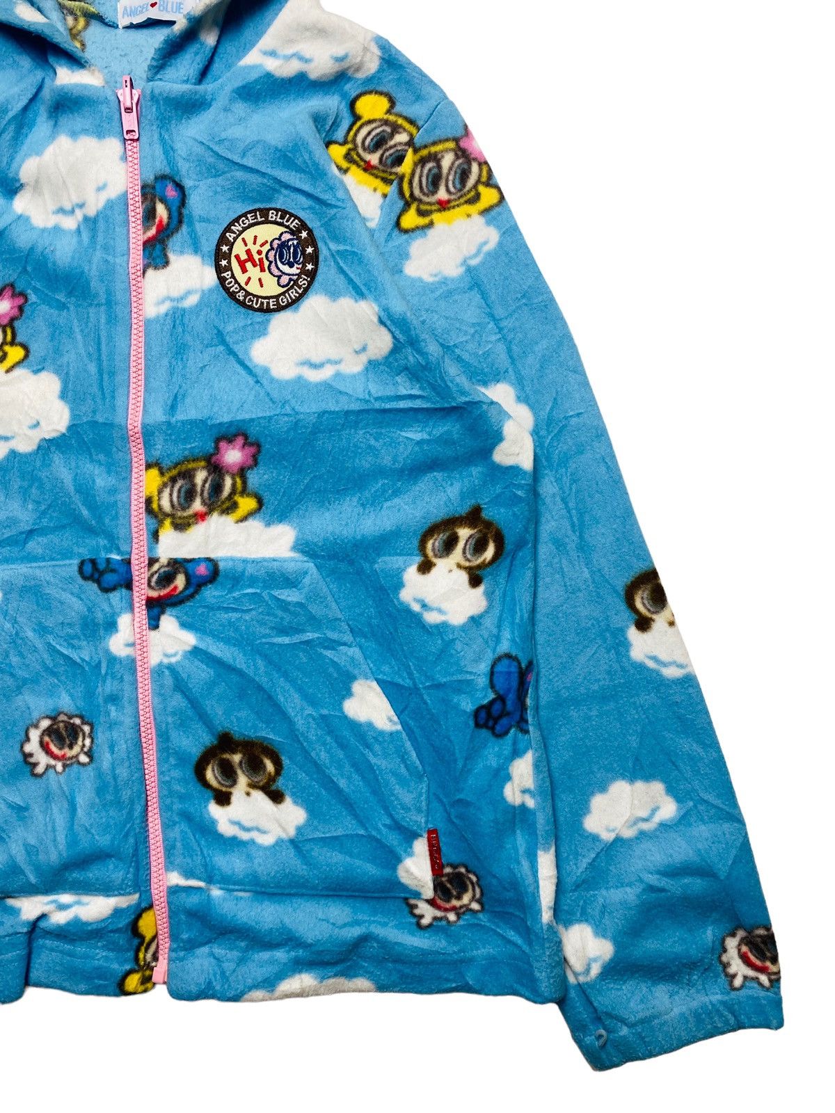 Hysteric Glamour 2000s Angel Blue - Double Jacket Printed Cloud Fleece Liner Size US M / EU 48-50 / 2 - 12 Thumbnail