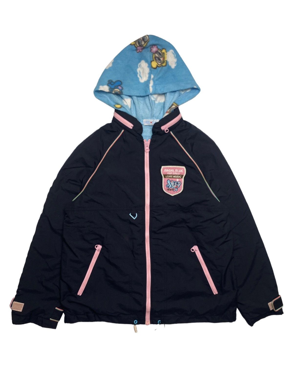 Hysteric Glamour 2000s Angel Blue - Double Jacket Printed Cloud Fleece Liner Size US M / EU 48-50 / 2 - 5 Thumbnail