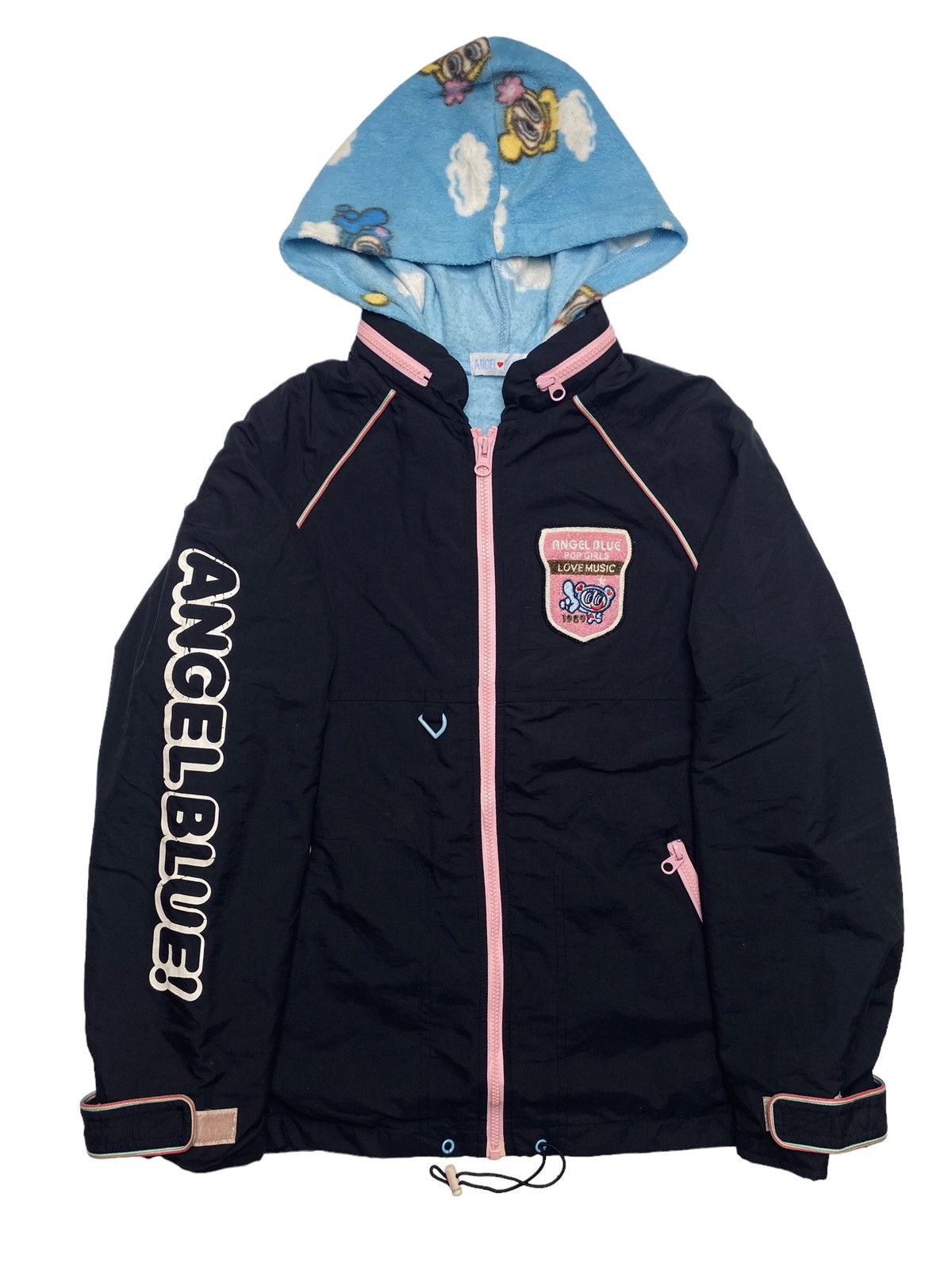 Hysteric Glamour 2000s Angel Blue - Double Jacket Printed Cloud Fleece Liner Size US M / EU 48-50 / 2 - 3 Thumbnail