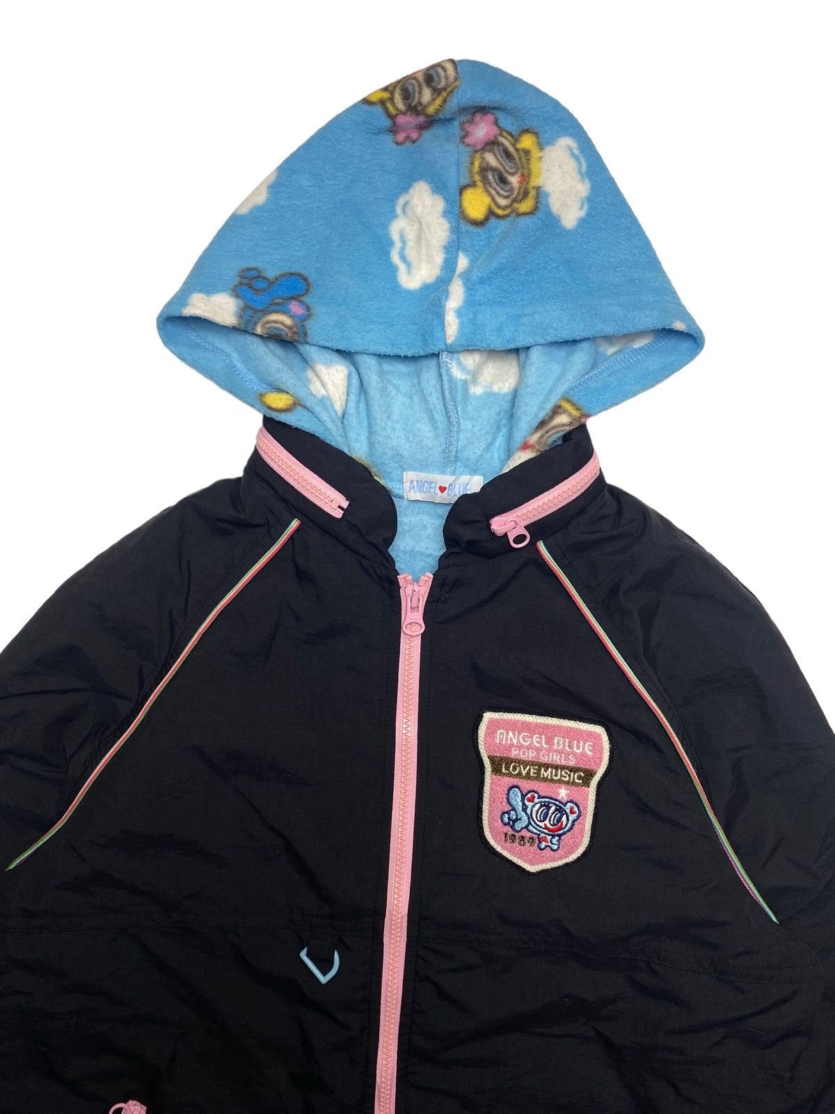 Hysteric Glamour 2000s Angel Blue - Double Jacket Printed Cloud Fleece Liner Size US M / EU 48-50 / 2 - 7 Thumbnail