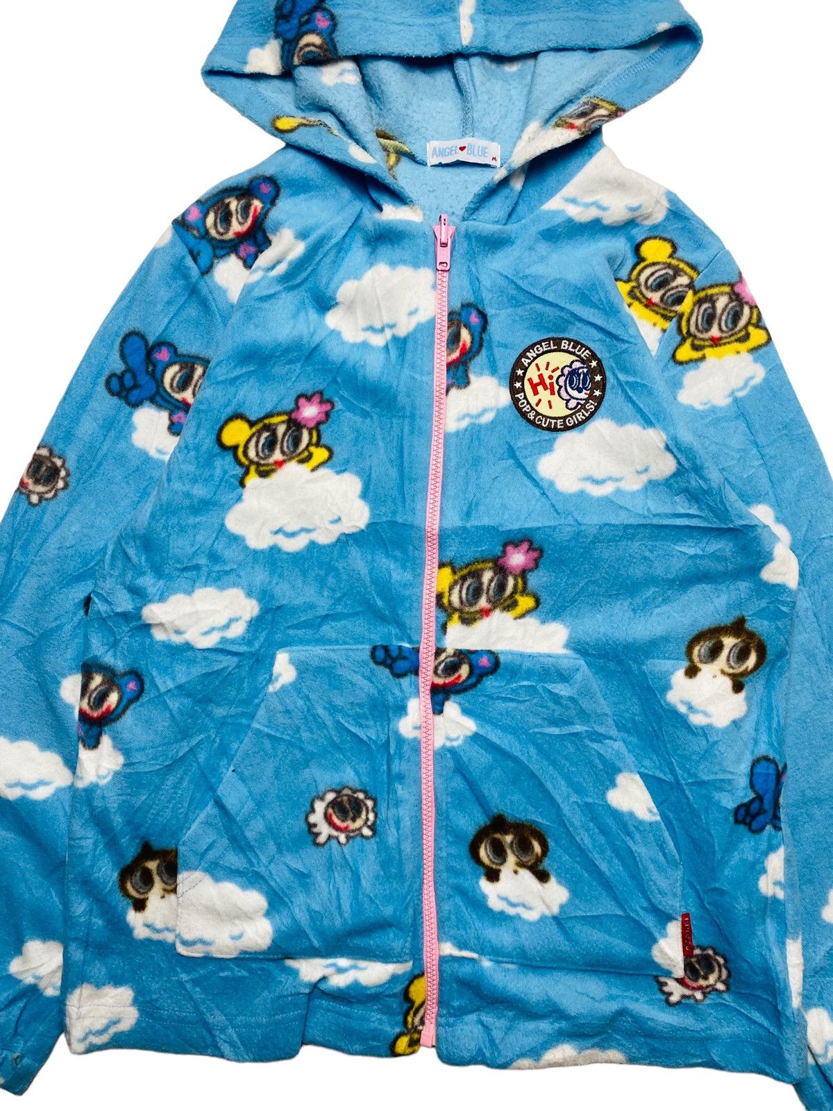 Hysteric Glamour 2000s Angel Blue - Double Jacket Printed Cloud Fleece Liner Size US M / EU 48-50 / 2 - 11 Thumbnail